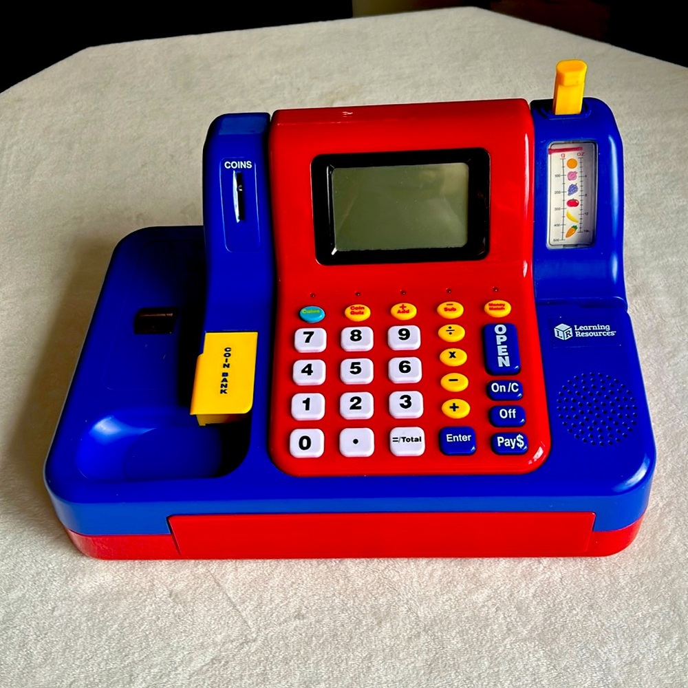 Learning Resources Pretend Play Teaching Cash Register